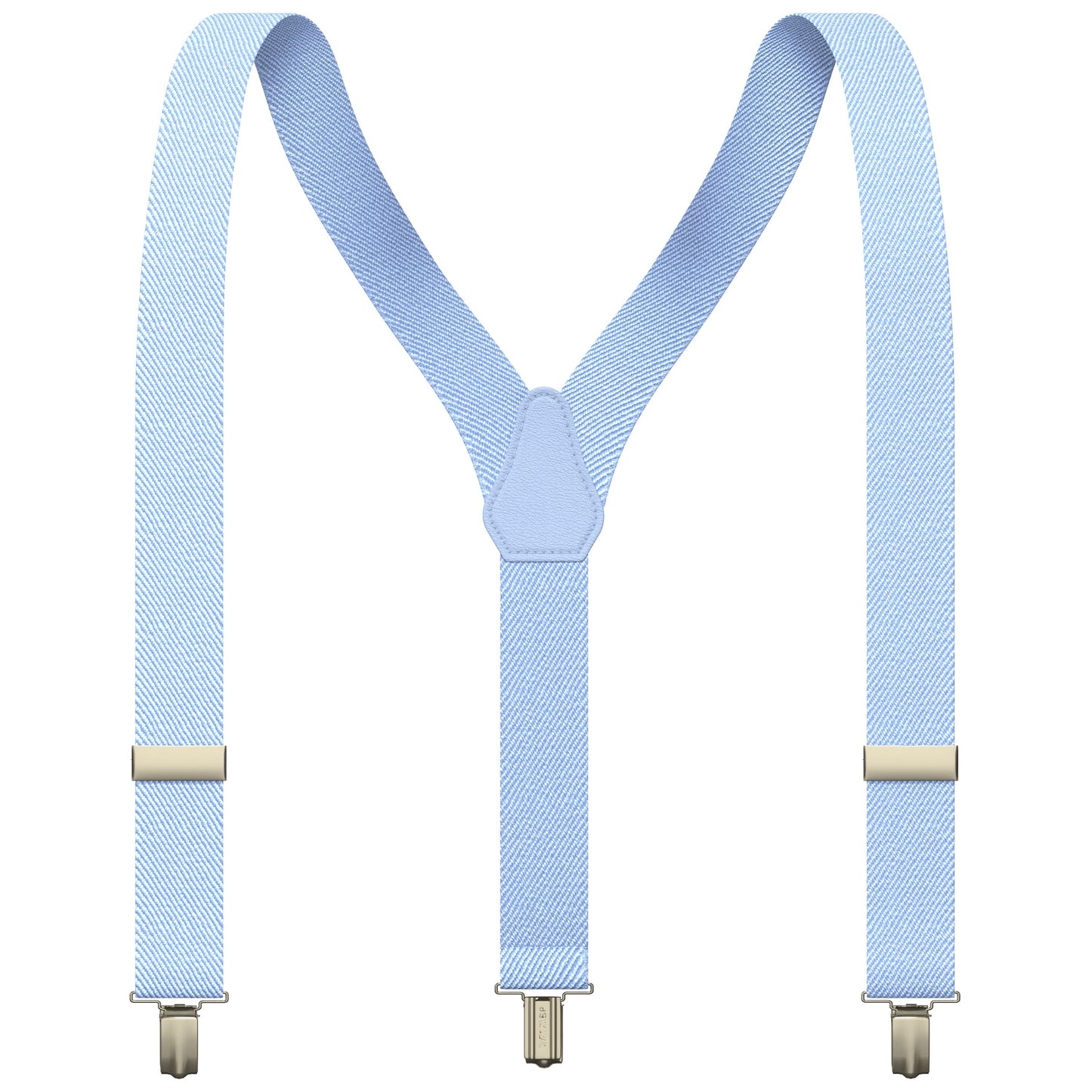 Pastel Blue Slim Suspenders for Men & Women Boys & Girls Y-back Shape 1 inch wide